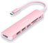 LENTION USB C Hub with 100W Charging, 4K HDMI, Dual Card Reader, Compatible with MacBook Pro and More