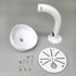Universal Dome Camera Mount Bracket, L Type Wall Mount for CCTV Security Camera/IP Camera