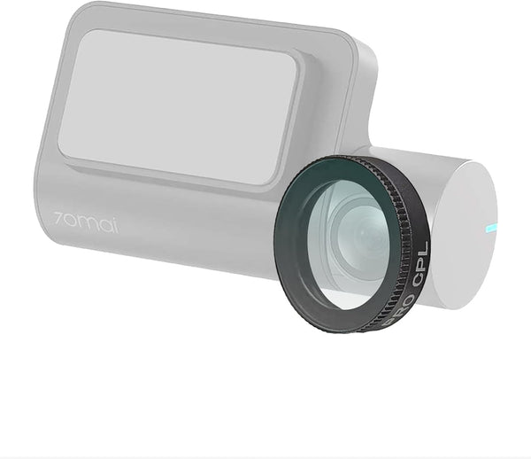 Polarising Filter for 70mai Car Dash Cameras Model D02, D05, Pro, Lite, Improve Recording Quality (Black)