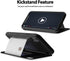 GOOSPERY Magnetic Secure Bumper Case for iPhone Xs Max, Card Holder Wallet, Protective Dual Layer, Black