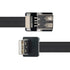 chenyang USB 2.0 Flat Cable, Male to Female 90 Degree UP Angled Data Transfer Charging Adapter 1.0M