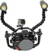 NS10-H Underwater Camera Housing Carrier Aluminum Material with Extra Two Ball Mount and Tripod Mount Adapter for