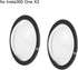 Puluz Compatible for Insta360 One X2 Sticky Lens Guards PC Protective Cover Cap for Insta 360 One X2 Waterproof 360 Action Camera Accessories