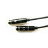 REXUS Black 3.5mm Y Splitter Stereo Audio Cable, 4-Pole Male to 2 Female for Headphone, Compatible with Mobile Phone