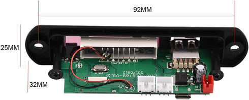 Bluetooth MP3 Decoder Board with USB and SD/MMC Card Slot, Wireless Module with Remote Control for Hands-Free Calls