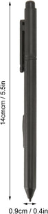 EMR Pen with Soft Tip, 5 Replacement Tips, 4096 Pressure Sensitivity, Support Palm Rejection and Tilt, Black