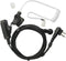 PTT Mic Covert Acoustic Tube Earpiece Headset for Motorola Radio BPR40, CP200, CLS1100, CLS1410, and More