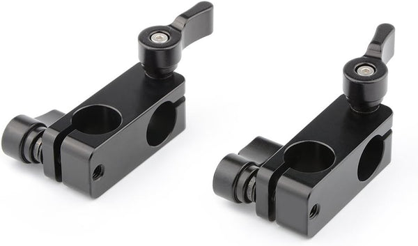 CAMVATE Right Angle Rod Clamp 15mm Rod 90 Degree Rotate for Video Camera