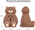 SIKAI CASE 9-1(45mm,44mm,42mm,41mm,40mm, 38mm) Cute Bear iWatch Charger Stand Compatible with iWatch Series for iWatch
