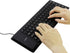 Foldable Silicone Keyboard, USB Wired 85 Keys Waterproof Rollup Silent Typing Soft Touch Keyboard for PC Notebook Laptop(Black)