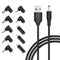 Belker 10-in-1 Universal 5V DC Power Cable,USB to DC 5.52.1mm Plug with