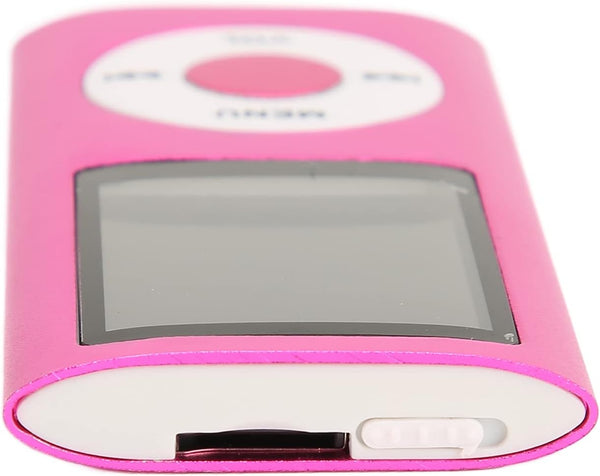 DAUZ 64GB MP3 1.8 Inch MP3 MP4 Player with LCD, Lossless Sound, Memory Card Support, Sleep Shutdown, Pink, and Players