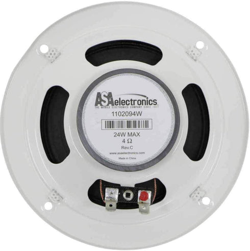 Jensen 1102094W Dual Cone 5.25" Entry Level Speaker, 24W Max Power Handling, Whizzer Tweeter, 140Hz to 6kHz Frequency Response, 4Ohms Nominal Impedance, Sold Individually