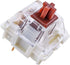 Granvela Gateron KS-9 Brown Switches, Smooth Tactile Feedback, 55g Actuation Force, 3-pin Design, Compatible with