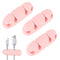 3PCS Cable Clips, Cute Pink Cord Wire Organizer, Electrical Cable Management Holders for Office and Home Desk