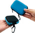 10 Pieces Earbud Case, lyfLux Square and Rectangular Headphone Case with Clips for Headphones, SD Memory Cards, Wireless Earplugs