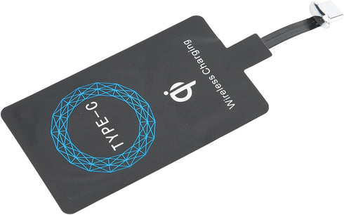 2Pcs Charging Receiver, Type C Charger Receiver Adapter for Galaxy Note 8 Pro/A50/A70/A10s Other Type-C Phones