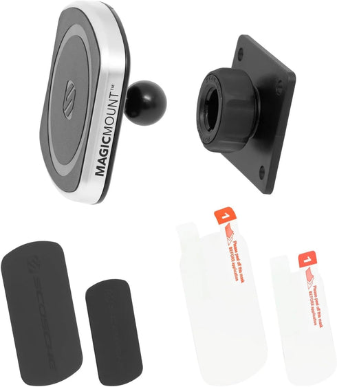 Scosche MP2AMPSPC-UB MagicMount Pro2 Universal MagSafe Magnetic Cell Phone Car Mount with 360° Adjustable Head