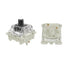 GATERON Silent Keyboard Switches, Pre Lubed 5 Pins RGB LED Linear Key Switches for MX Mechanical Keyboard (35PCS, Black)