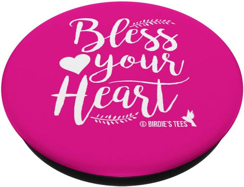 Inspirational PopSocket Grip "Bless Your Heart" PopSockets Swappable PopGrip