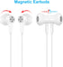 3.5mm Noise Canceling Earbuds with Microphone, Magnetic Wired Jack Earphone for Google Pixel 4a, Samsung A15, iPhone 6