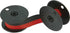 Universal Twin Spool Calculator Ribbon, 6-Pack, Black/Red, Model 11216