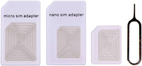 VBOTCOR 4 1 Devices-10pcs in Nano SIM Card Adapter Converter Kit Nano to Micro, Nano to Regular, Micro to Regular