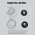 MAIRUI Wired Earbud Case - Earphone Cord Organizer, Soft Silicone Magnetic Holder, Tangle Free (Carbon Black)
