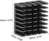 uxcell Electronic Radiators Heatsink for MOS GPU IC Chip - Black 20 x 20 x 10 mm 5pcs