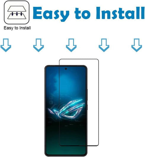 For Asus ROG Phone 8 /Rog Phone 8 Pro, 2pcs Anti-Scratch Full Coverage Protection Tempered Glass