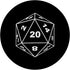 D20 Dice RPG Role Playing Board Game Gift PopSockets Standard PopGrip