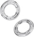 MASO Motorcycle Rear Speaker Accents Cover, Chrome Silver ABS Trim for Harley Electra Street Road Glide Trikes