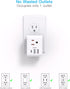 Multi Plug Outlet Extender, Non Surge Protector Electric Outlet Splitter with 3 USB Wall Charger (1 USB C) for