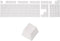 MECCANIXITY 108 Keys Pudding Keycaps Set, OEM Profile 60 Percent ABS for Mechanical Keyboard Layout, Cream White