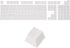 MECCANIXITY 108 Keys Pudding Keycaps Set, OEM Profile 60 Percent ABS for Mechanical Keyboard Layout, Cream White