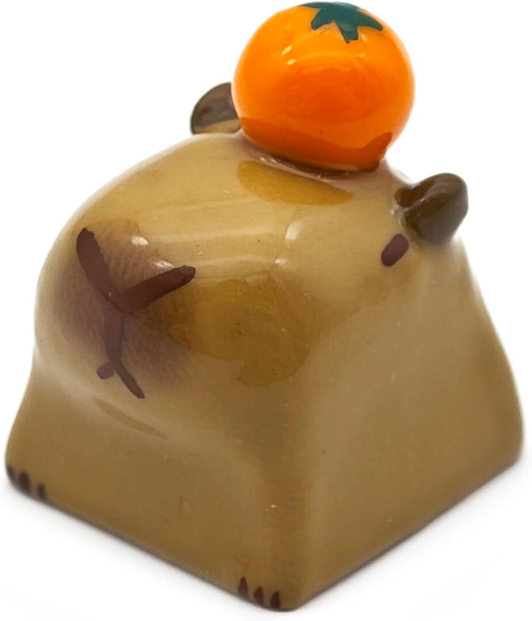Cartoon Capybara Keycap, Custom 3D Handmade Clay Artisan ESC Keycap, Cute Replacement Key Caps for Cherry MX Mechanical