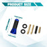 Kutyun 1.37" Car Stubby Antenna, Universal Mini Antenna with Aluminum Alloy Thread, Replacement Antenna for AM/FM Radio