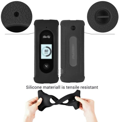 Carrying Silicone Cover Case for Blue Tees Golf Player+ GPS Speaker with Touch Screen Display, Black