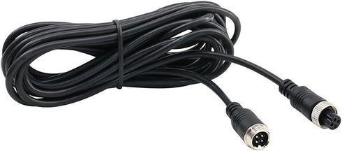 Car Video Extension Cable, 4Pin Aviation Video Extension and Power Cord, 15ft/5m