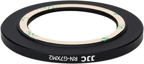 JJC 49mm Thread Filter Adapter for Canon PowerShot G7X III II G5X, includes Snap-On Lens Cap & Cap Keeper String