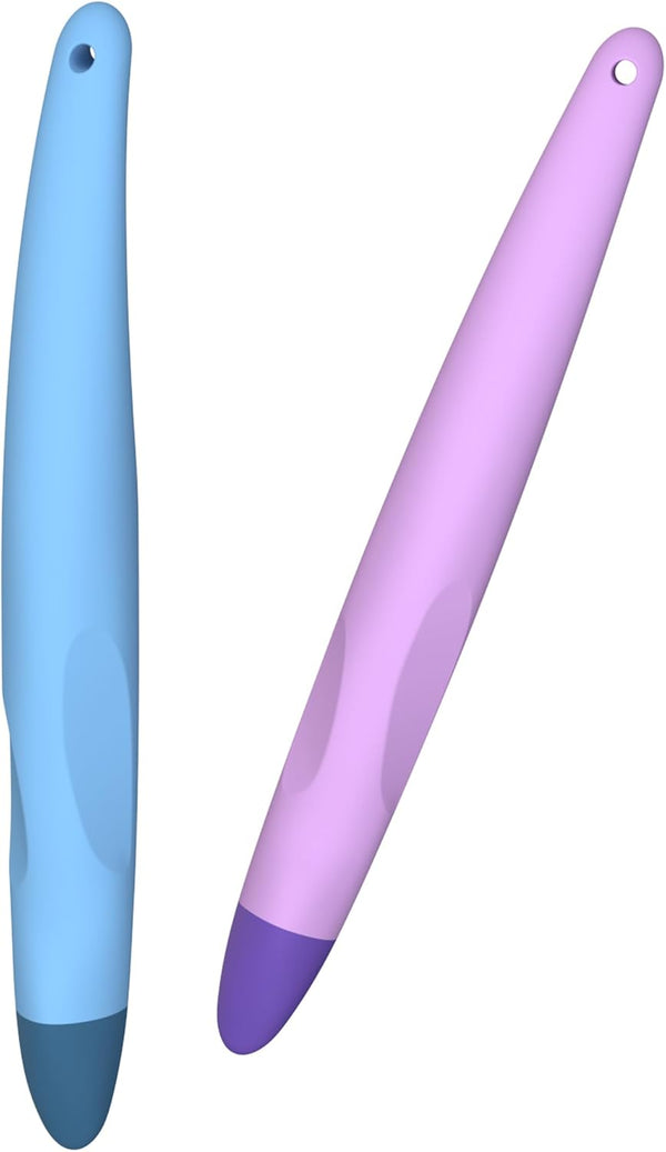 AWINNER 2 Pack Kid-Friendly Stylus Pens for Touch Screens,Tablet Stylus Pen Purple Blue
