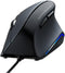 SANWA Wired Ergonomic Mouse, Optical Vertical Computer Mouse, 1000/1600 Adjustable DPI, Compatible with MacBook