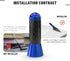 Lecctso Car Short Antenna Replacement, Carbon Fiber Car Short Radio Antenna, Universal for Most Vehicles