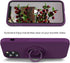 MOCCA iPhone 12 Pro Max Case 6.7 inch, Grape | Anti-Scratch Shockproof Protective Case with Ring Kickstand