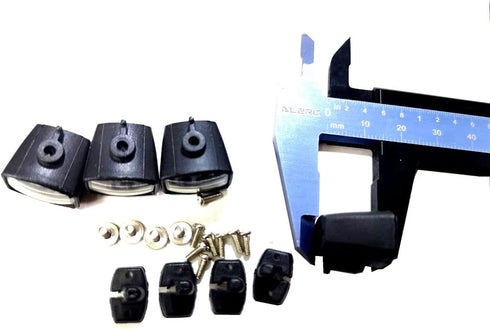 KINGTAIR 4pcs/Set 1/10 1/12 1/14 D90 FJ40 scx10 trx4 trx6 Front Roof Fog Led Lights Holder Cover Simulation Square
