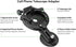 FANAUE Telescope Phone Adapter, Spotting Scope Smartphone Phone Mount for Binoculars Monocular Microscope, Magnetic