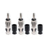 3PCS DIN Plug Crimp Connector Straight Adapter FM/AM Car Radio Antenna Connection DIN Plug Lantern Adapter for Cable RG58 RG174 FM/AM Digital Radio
