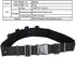 JJC GB-1 Adjustable Photography Utility Belt, Wrist Waistband Belt for Carrying Gear Bag Case, Lens Pouch, Flash