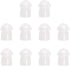 Replacement Mushroom Earbud for Motorola Kenwood Walkie Talkie, Acoustic Tube Earpiece (10 Pack)