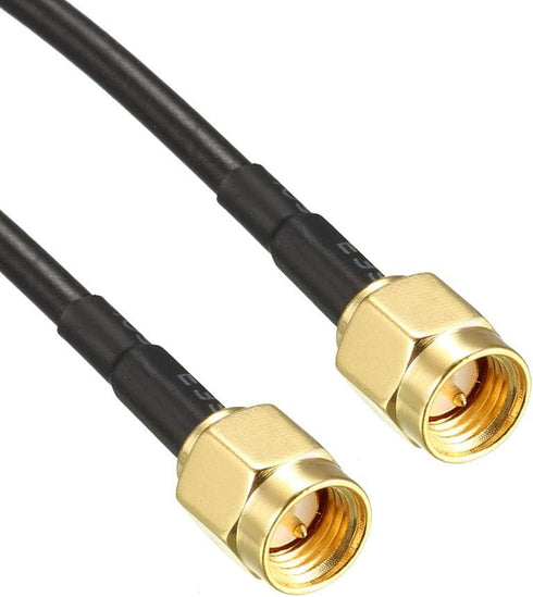 uxcell SMA Male to SMA Male Coaxial Cable - 50 ohm 3 feet RG174 (2pcs)